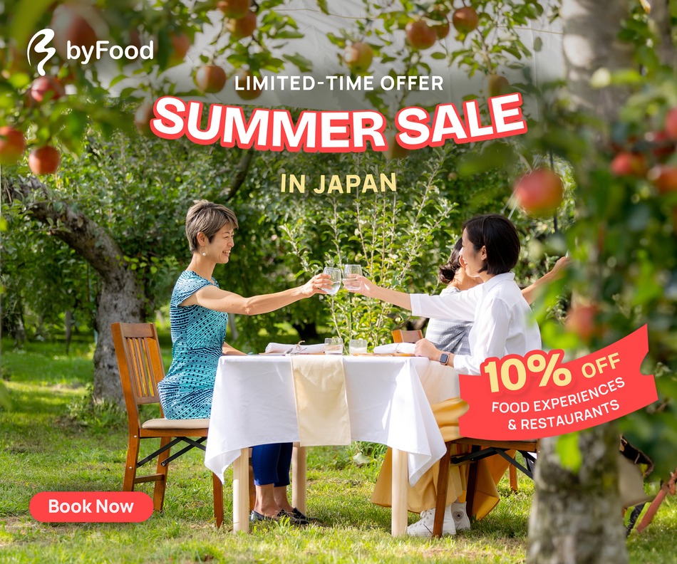 byFood Japanese Summer Sale: Get 10% off on Experiences and Restaurants
