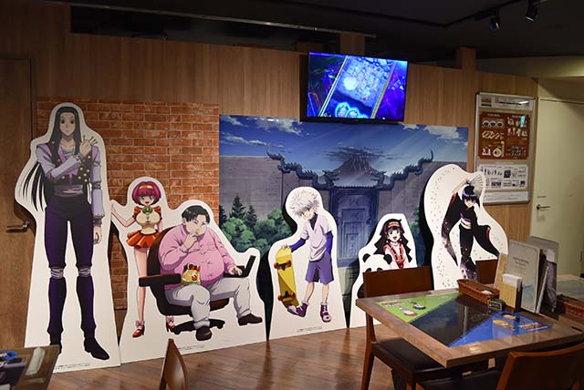 HUNTER×HUNTER イルミ=ゾルディック コラボカフェ 特大タペストリー HUNTER×HUNTER イルミ=ゾルディック コラボカフェ 特大