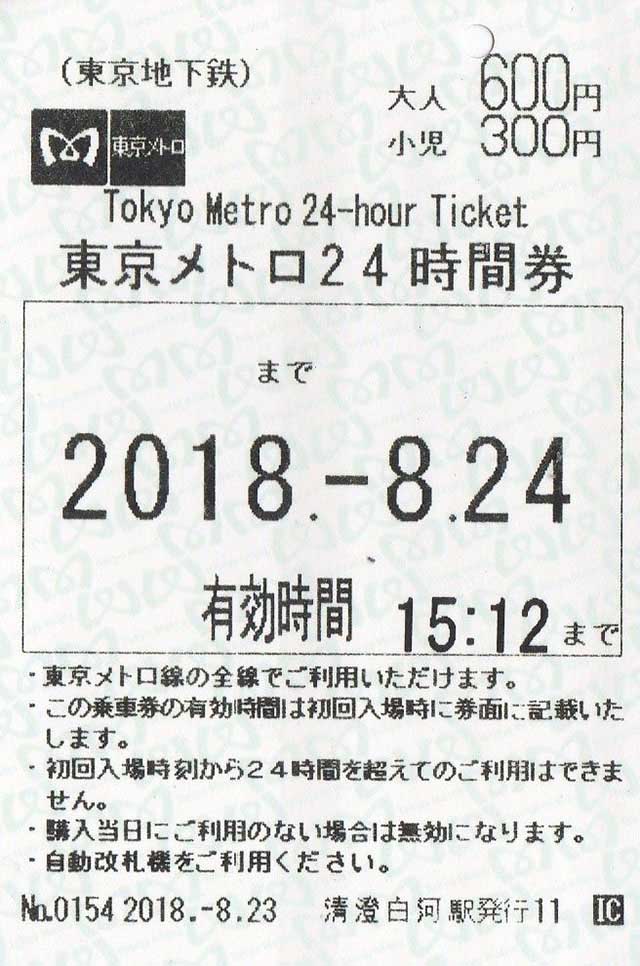 東京メトロ24時間券の使い方 | NAVITIME Travel