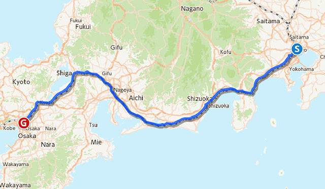 Tokaido-Sanyo-Kyushu line