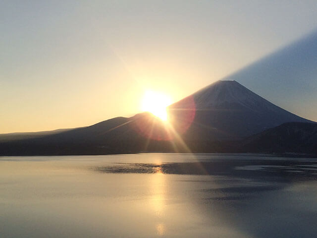 The First Sunrise of Mt. Fuji