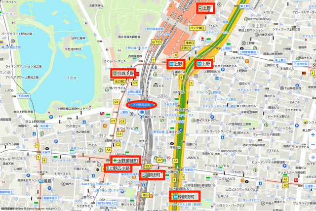 上野アメ横地図 _ もつ焼 大統領|上野アメ横商店街公式サイト – PRZVRH