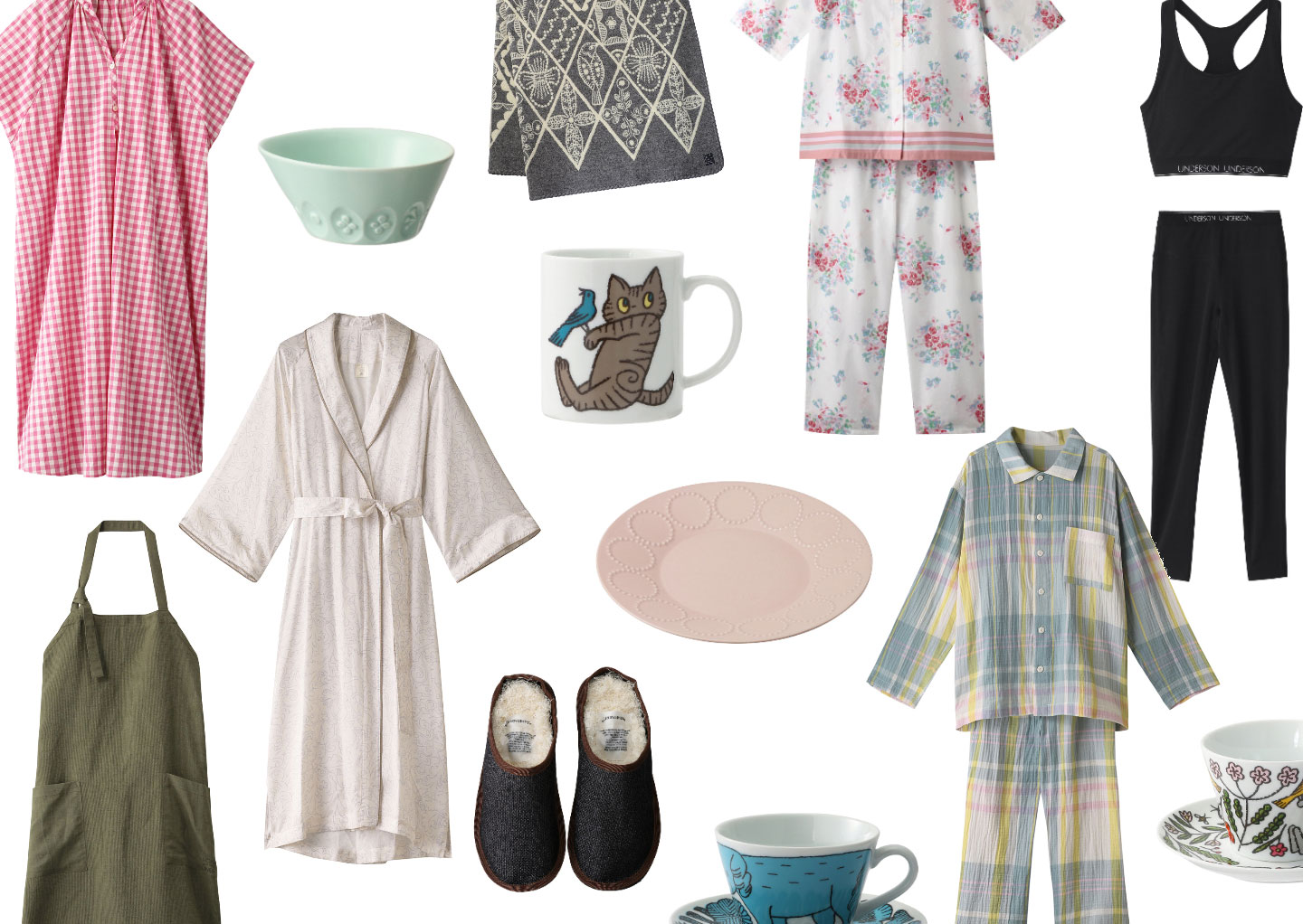 ELLE SHOP: Interior goods and loungewear by chic Japanese brands