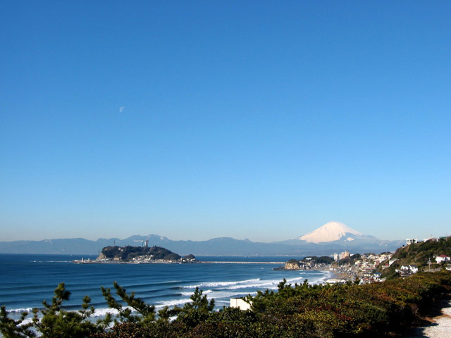 天気のいい日は富士山も眺めることができます