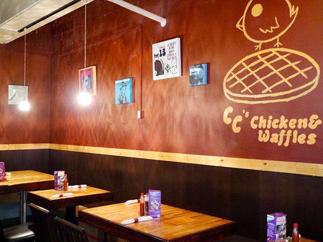 CC's chicken&waffles　店内
