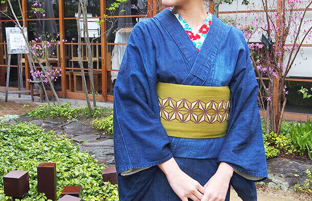 岡山の「児島産デニム」で仕立てた着物がレンタルできる「倉敷着物小町」