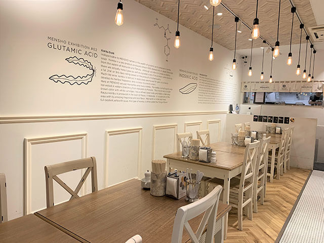 「MENSHO SAN FRANCISCO(メンショー サンフランシスコ)」のおしゃれな店内。