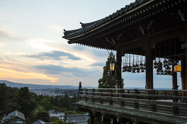 東大寺からの眺めは最高。