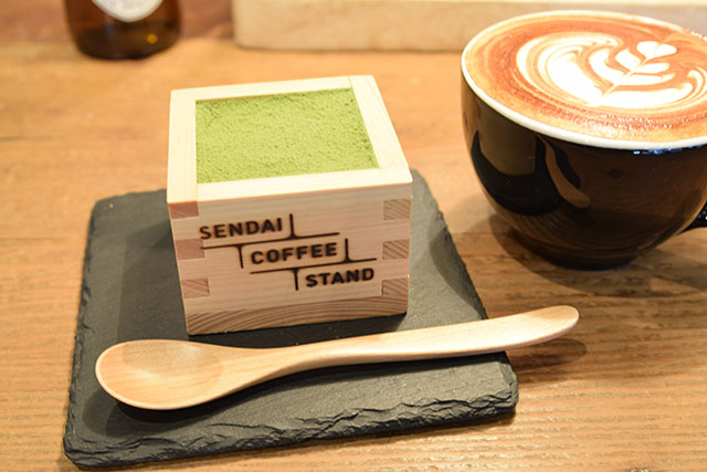 「SENDAI COFFEE STAND」の「マッチャティラミス」594円（税込）