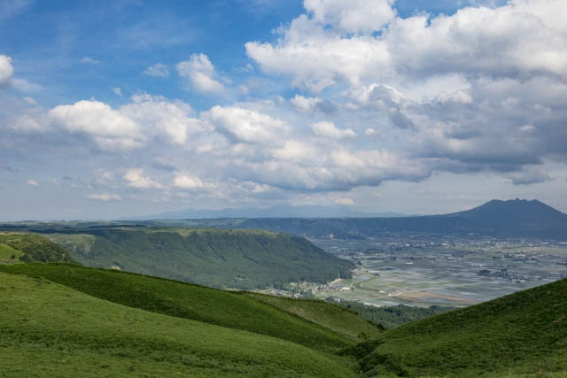 大観峰　阿蘇の風景