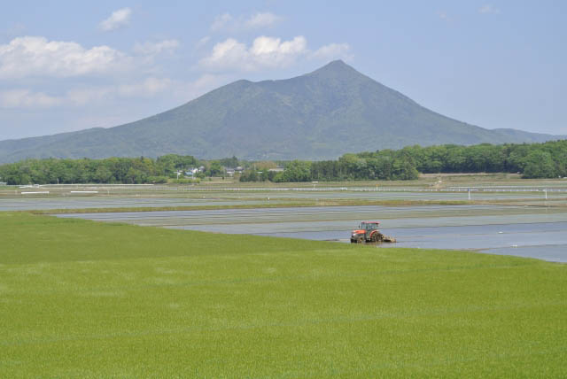 筑波山　田園風景