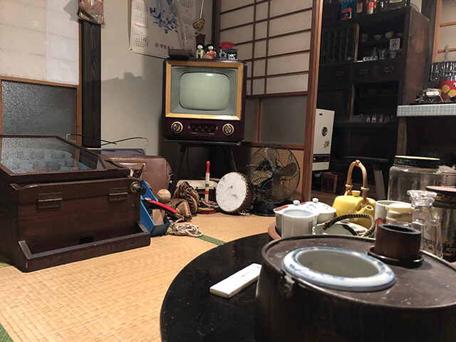 昭和の民家そのままの展示