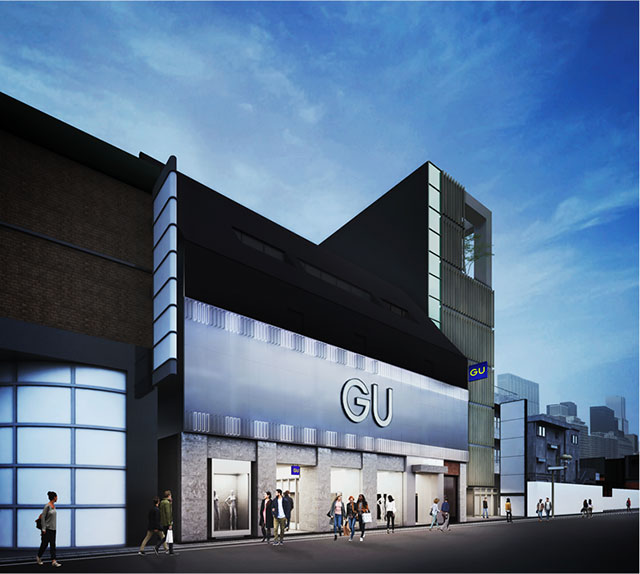 New GU Shibuya Flagship Store