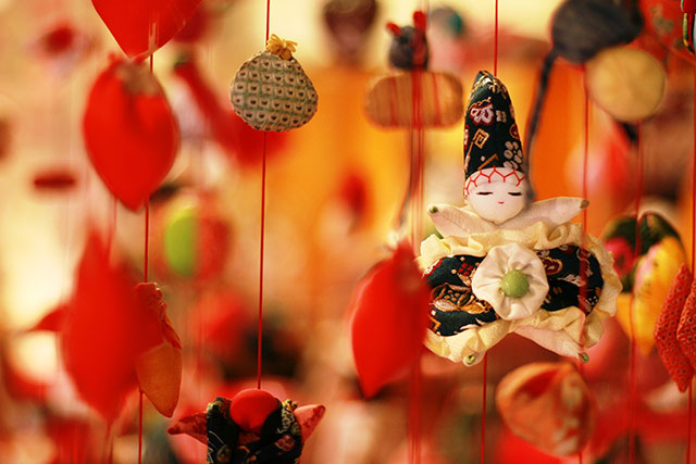Hanging Hina Doll Festival in Inatori Onsen