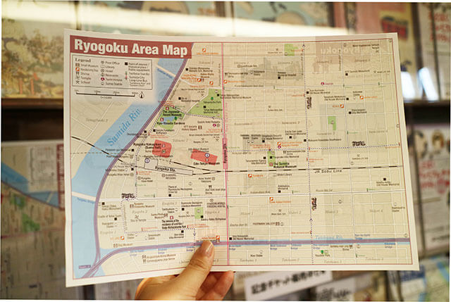 Ryogoku Area Map