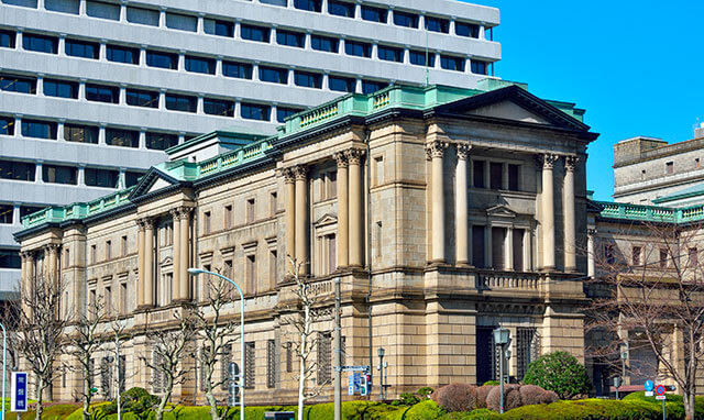 오랜 역사를 간직한 일본 은행 본점