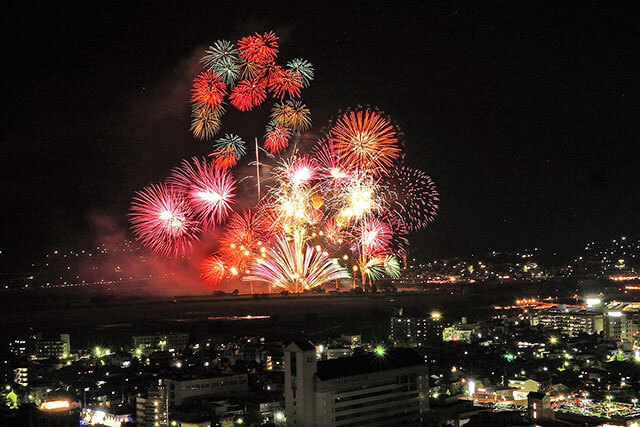 Kameoka Peace Festival and Hozugawa Citizens' Fireworks Show
