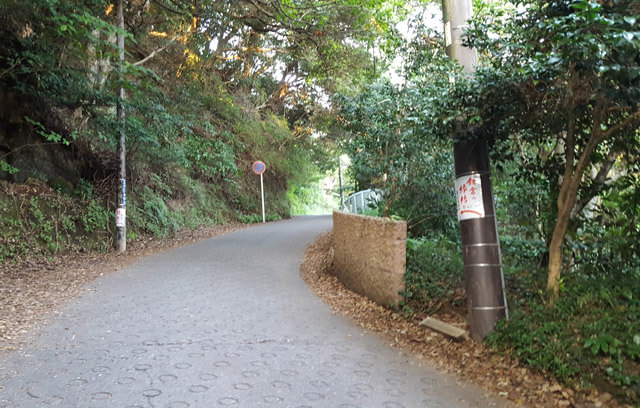 Long slope up to Kuzuharaoka Shrine
