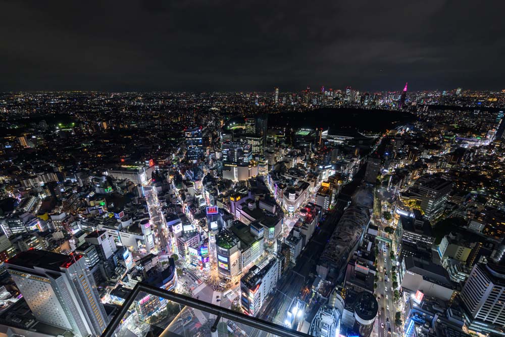 從「SHIBUYA SKY」欣賞的東京夜景