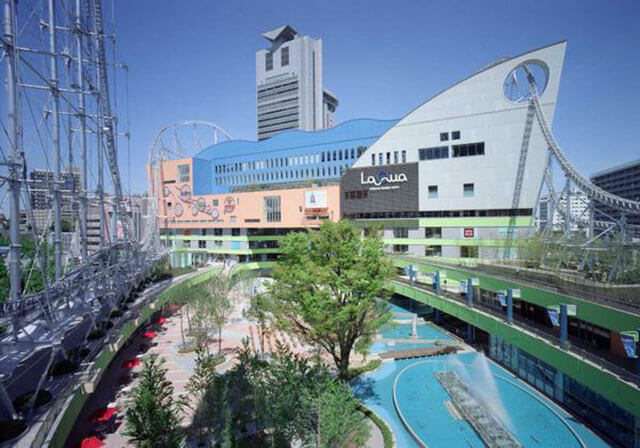 Spa LaQua is on the 6th floor of the Tokyo Dome City.