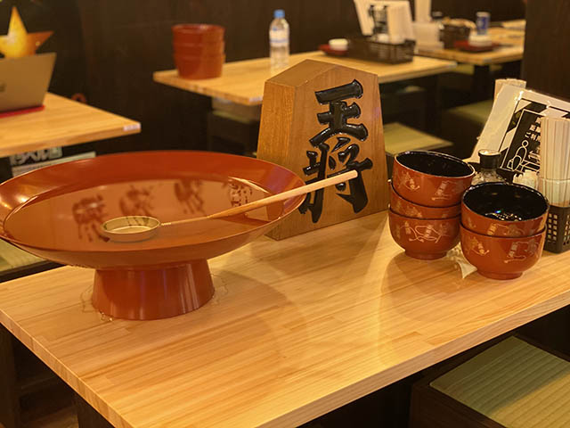 Be like a sumo wrestler and drink from this huge sake cup served at Rikishi Meshi Man