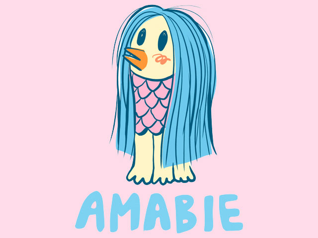 Amabie สัตว์ประหลาดลึกลับในตำนานพื้นบ้านของญี่ปุ่น