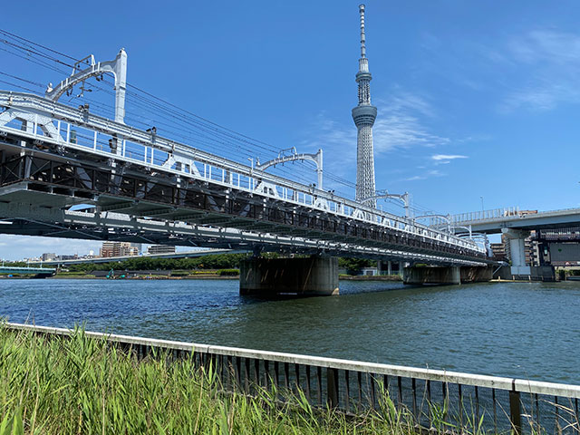 步道橋「Sumida River Walk」