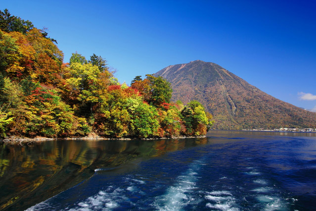 Lake Chuzenji and Mt. Nantai
