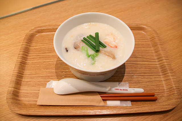 Seafood rice porridge