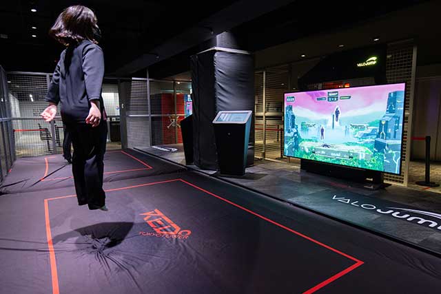 The Attraction Zone’s Valo Jump measures the body’s specific movements, bringing the player right into the game.