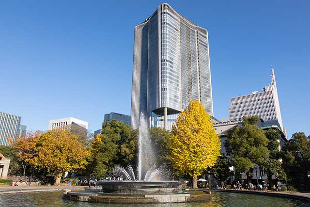 A pocket of nature in the centre of the city, Hibiya Park’s colours offer a brilliant contrast against the surrounding buildings.
© Tokyo Convention＆Visitors Bureau