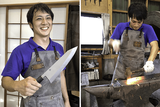 Haruki Miyazaki, a blacksmith in Fukue Island