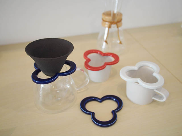 「cafe hatセラミックコーヒーフィルター」 3,500円（税抜）
