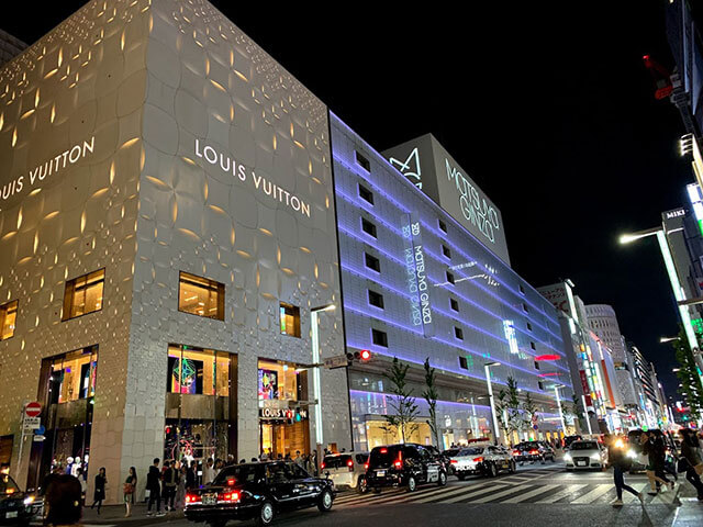 Louis Vuitton Matsuya Ginza 01  Louis vuitton store, Storefront design,  Facade design