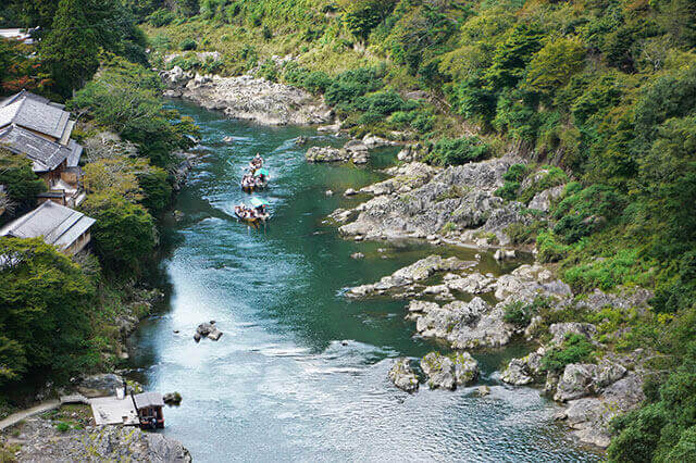 Boat Ride through the Hozugawa River