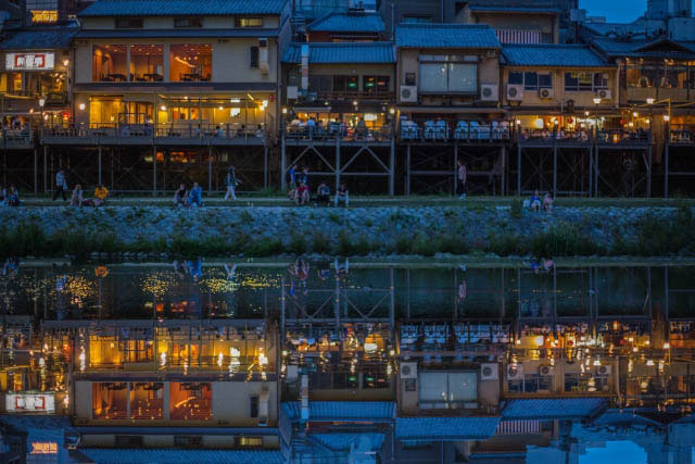 京都的風物詩—鴨川的納涼床