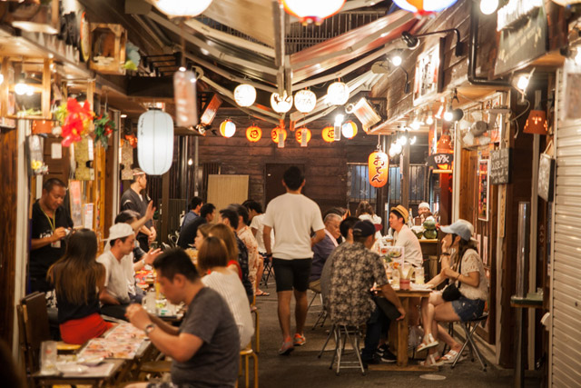 Kokusai Street Food Village in Naha City
