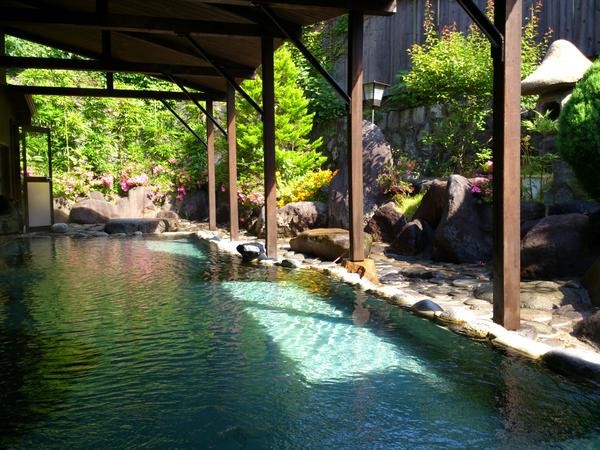 hot spring baths of Nikkotei Oyu