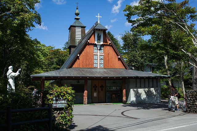 輕井澤的美麗教堂