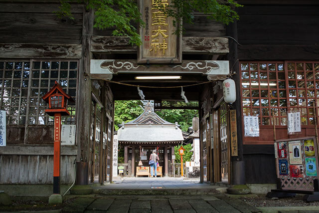 在熊野皇大神社中一秒穿梭長野與群馬兩縣