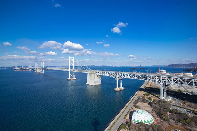 See the Great Seto Ohashi Bridge