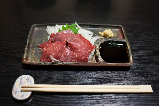 Basashi Horse Meat