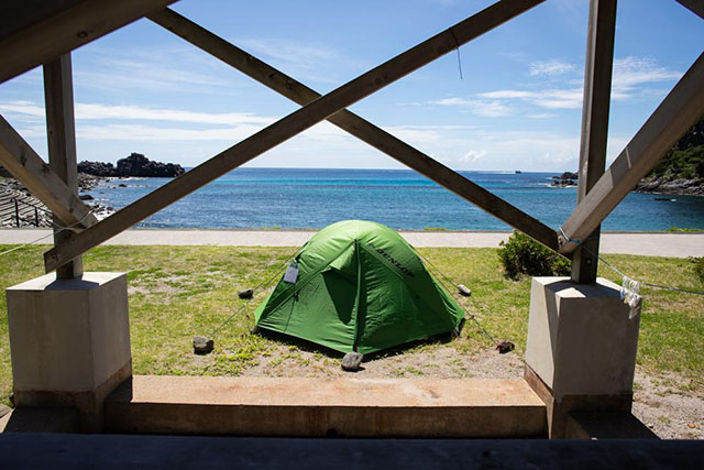 Camping on the Izu Islands