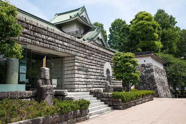 A Tea House inside the grounds of Toyama Castle Park