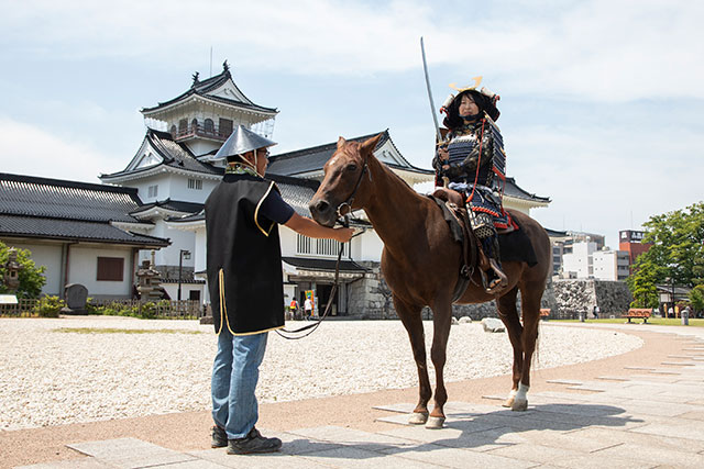 Horse Riding is also part of the Samurai Experience