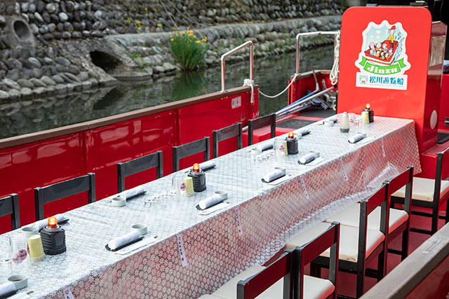 A River Cruise Boat complete with local Dining Experience
