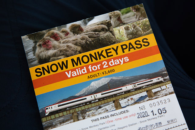 Nagaden also offer a 2 day Snow Monkey Pass that allows access to various other attractions in the Nagano region. Search online for details of this pass, or pop into the Nagaden office which is located on the west side of Nagano Station to learn more and pick one up. One pass costs 3600 yen.