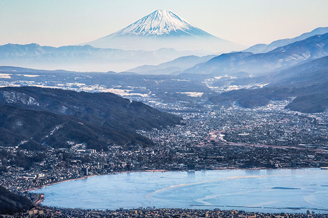…perhaps the best view is that of Mt. Fuji on a clear day