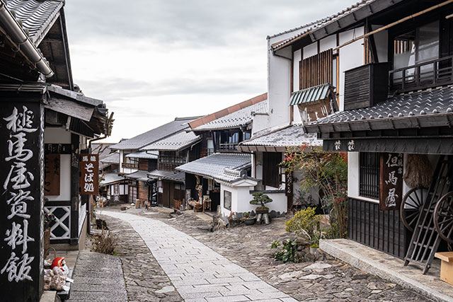 Magome has many more commercial businesses than Tsumago and Narai, but has managed to keep a pleasant atmosphere of old Japan without much of a commercial feel