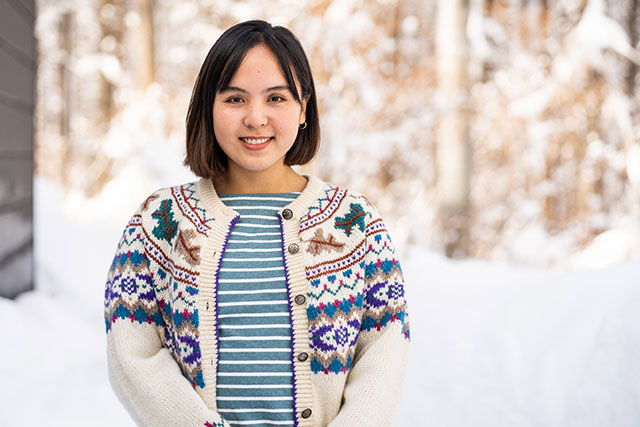 Hailing from Tohoku, in Northern Japan, Kaori is no stranger to the great outdoors, heavy snow and cold temperatures!